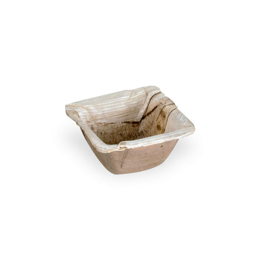 Coupelle carrée en palmier  63x63mm H33mm 35ml-300Pcs