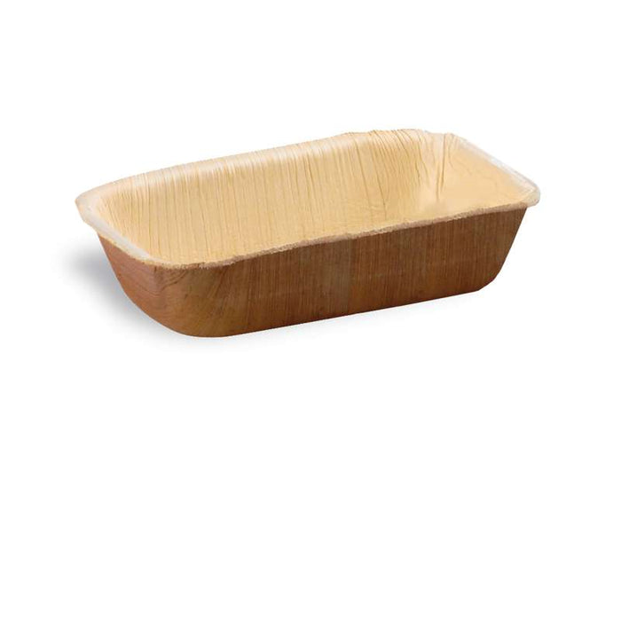 Bol rectangulaire en palmier  130x65mm H30mm-200Pcs