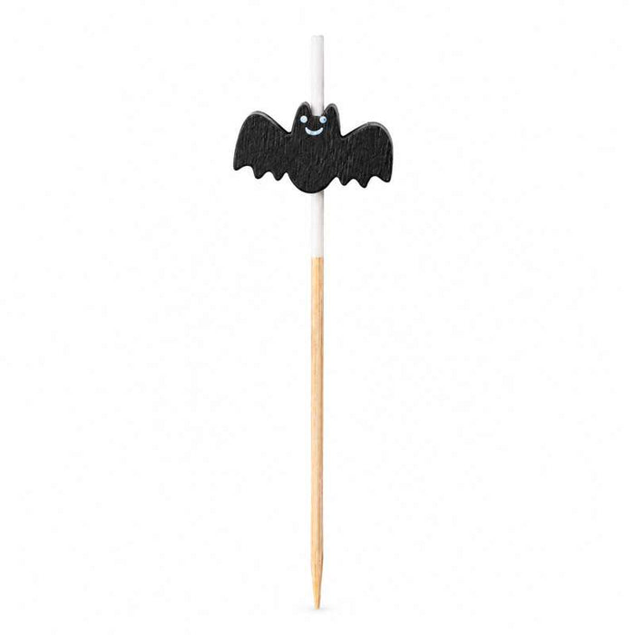 Pique en bambou chauve-souris noire 105mm - 1000Pcs