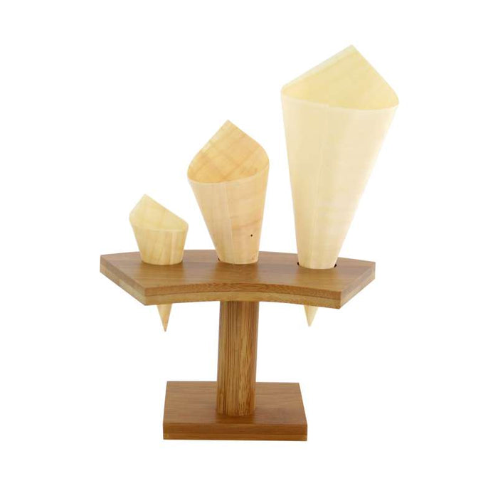 Cône en bois   H120mm-1000Pcs