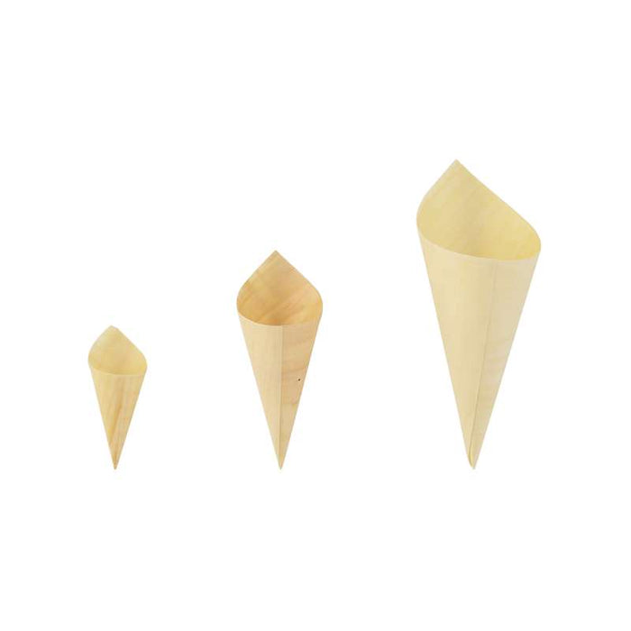 Cône en bois   H180mm - 250Pcs