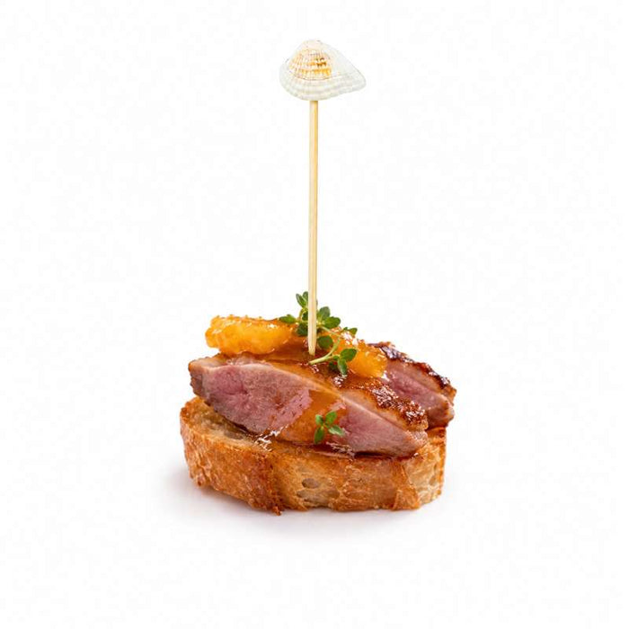 Pic en bambou à décor coquillage 105mm - 1000Pcs