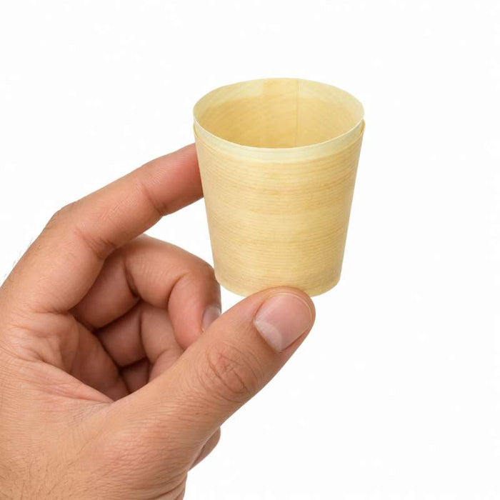 Mini gobelet en bois Ø45mm H45mm - 250Pcs