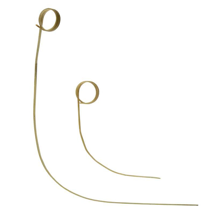 Pique bambou incurvé avec une extrémité en boucle   H110mm - 2000Pcs