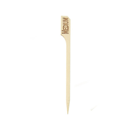 Pique à steak bambou Teppo Gushi, inscription Medium (à point)   H90mm-1000Pcs