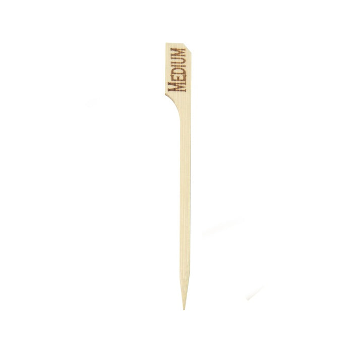 Pique à steak bambou Teppo Gushi, inscription Medium (à point)   H90mm-1000Pcs