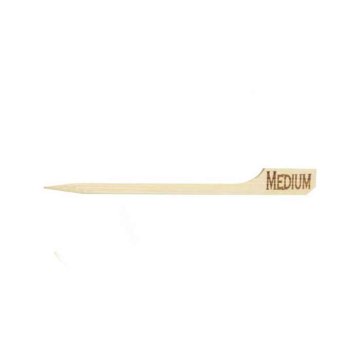 Pique à steak bambou Teppo Gushi, inscription Medium (à point)   H90mm-1000Pcs
