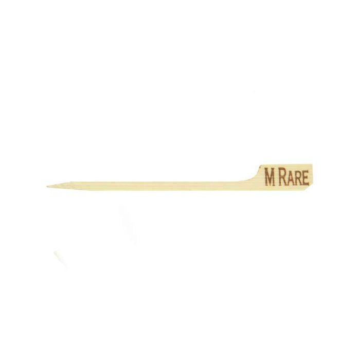 Pique à steak bambou Teppo Gushi, inscription Medium Rare (saignant)   H90mm - 1000Pcs
