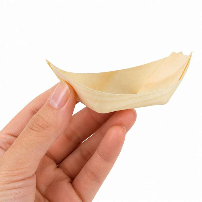 Barquette bateau bois  65x40mm H20mm-4000Pcs