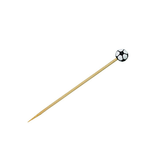 Pique bambou avec une extrémité décor football américain  H120mm - 1000Pcs