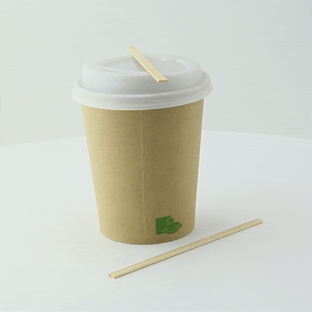 Spatule à café en bambou   H110mm-5000Pcs
