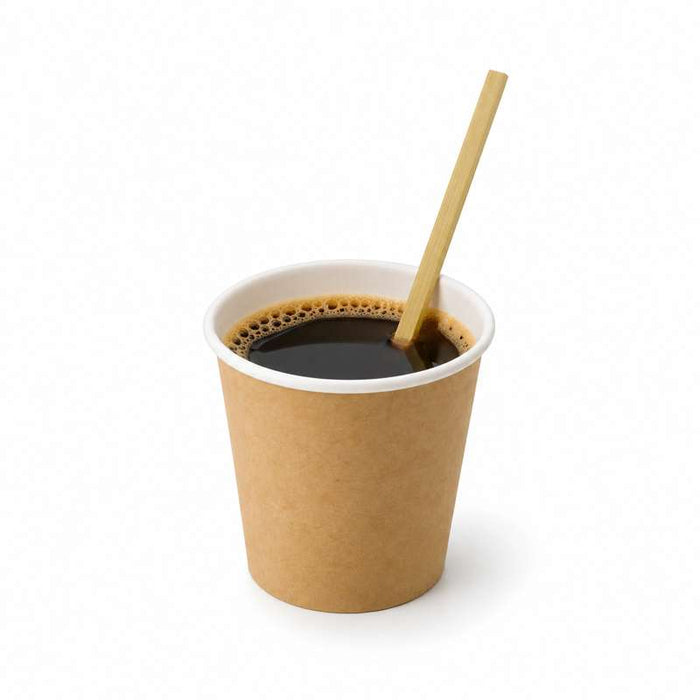 Spatule à café en bambou   H140mm-5000Pcs