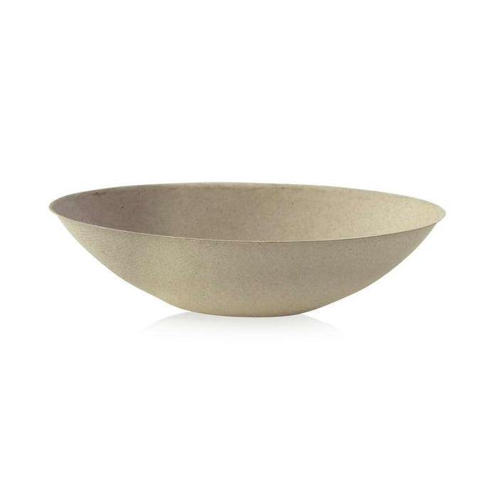 Bol ovale brun en pulpe "BioNchic"  270x165mm H77mm 1500ml-100Pcs