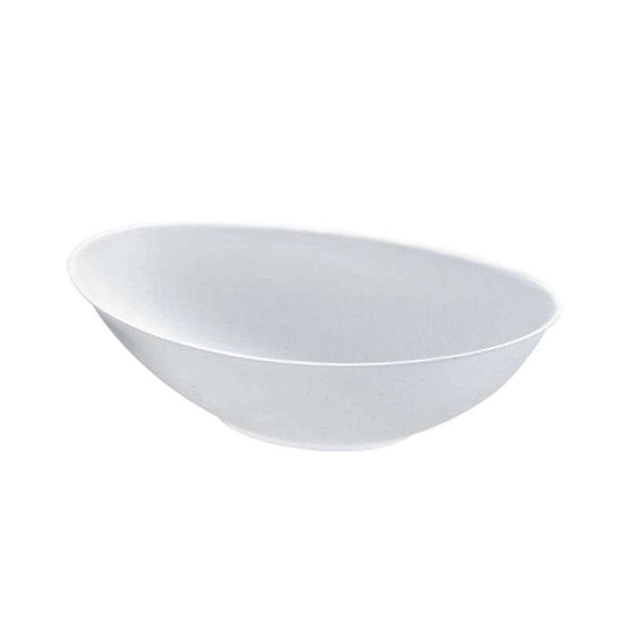 Bol "BioNChic" ovale en pulpe blanche 240x145mm H63mm 1000ml - 250Pcs