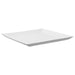 Assiette carrée blanche en pulpe "BioNChic"  180x180mm-100Pcs