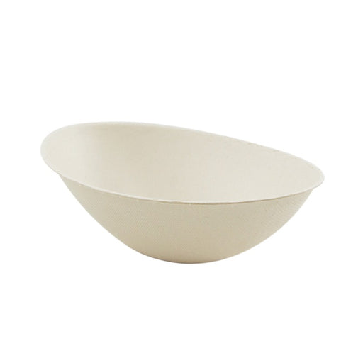 Bol ovale brun en pulpe "BioNchic"  225x135mm H55mm 750ml-250Pcs