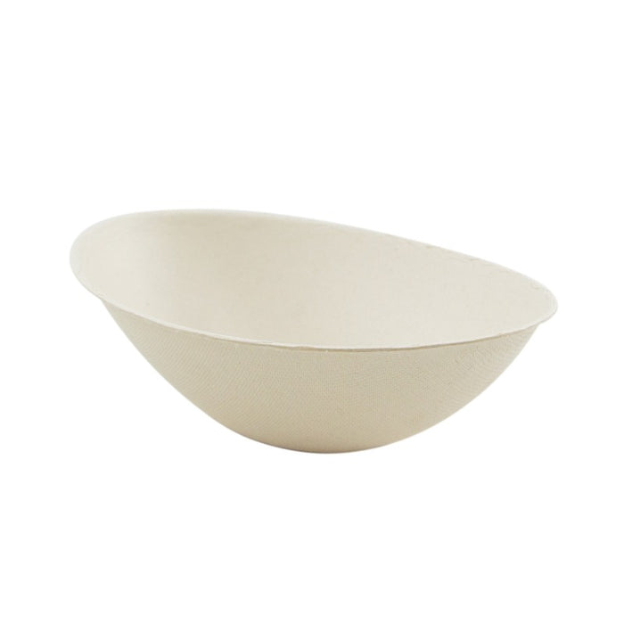 Bol ovale brun en pulpe "BioNchic"  225x135mm H55mm 750ml-250Pcs