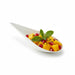 Mise en bouche blanche en pulpe Goutte  105x52mm H30mm-300Pcs