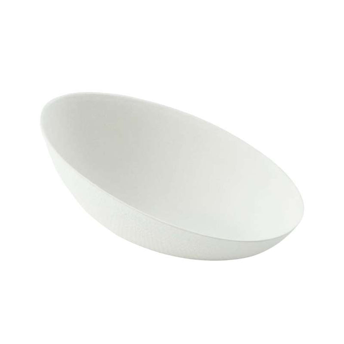 Mise en bouche en pulpe blanche en forme d'œuf "Eggster" 80x52mm H29mm - 300Pcs