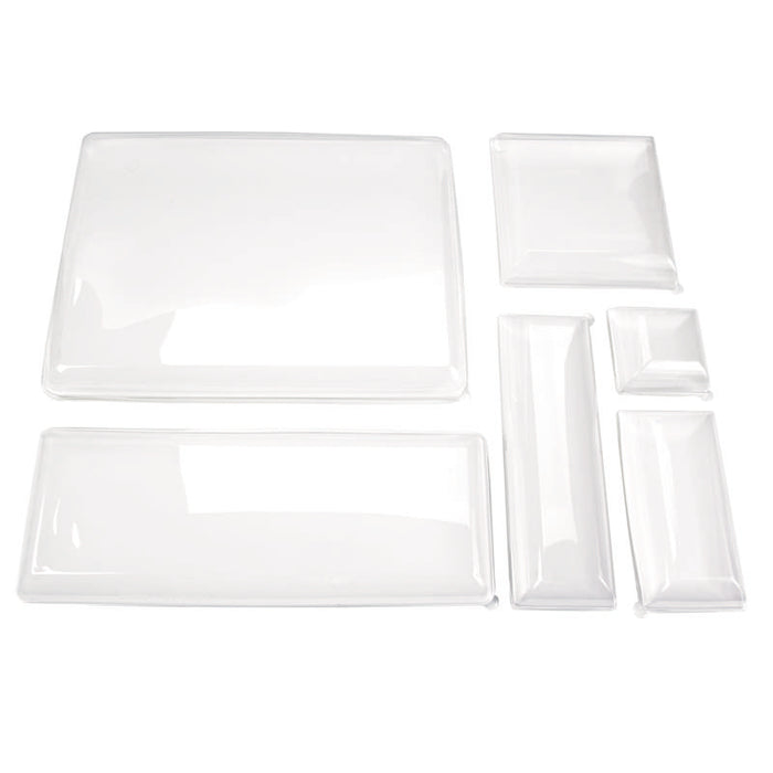 Couvercle BioNchic dôme transparent en plastique PET 392x295mm H33mm-50Pcs