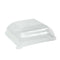 Couvercle BioNchic dôme transparent en plastique PET 91x91mm H36mm-100Pcs