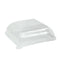 Couvercle BioNchic dôme transparent en plastique PET 91x91mm H36mm-100Pcs