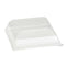 Couvercle BioNchic dôme transparent en plastique PET 112x112mm H36mm-100Pcs
