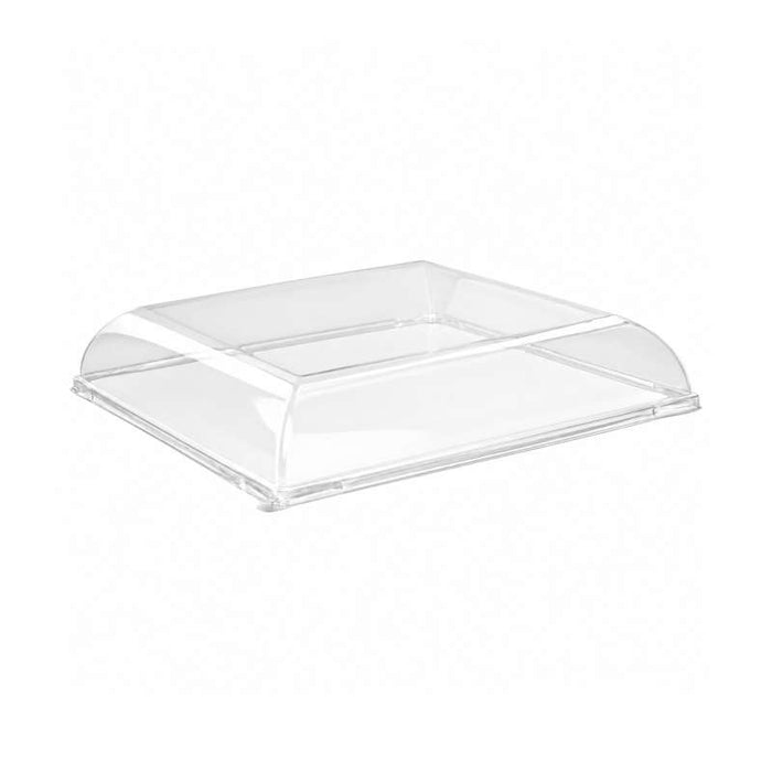 Couvercle BioNchic dôme transparent en plastique PET 181x181mm H30mm-100Pcs
