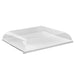 Couvercle BioNchic dôme transparent en plastique PET 181x181mm H30mm-100Pcs