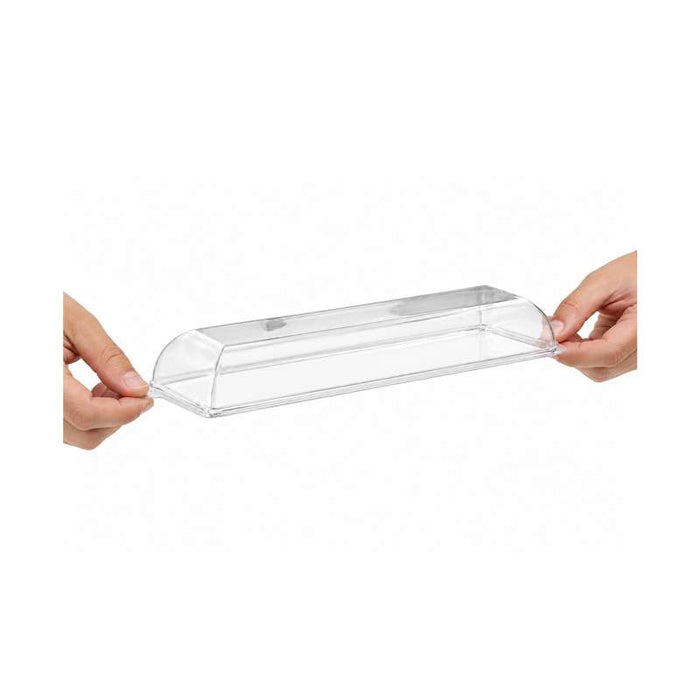 Couvercle BioNchic dôme transparent en plastique PET 275x90mm H30mm-100Pcs