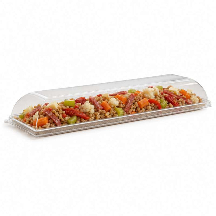 Couvercle BioNchic dôme transparent en plastique PET 275x90mm H30mm-100Pcs