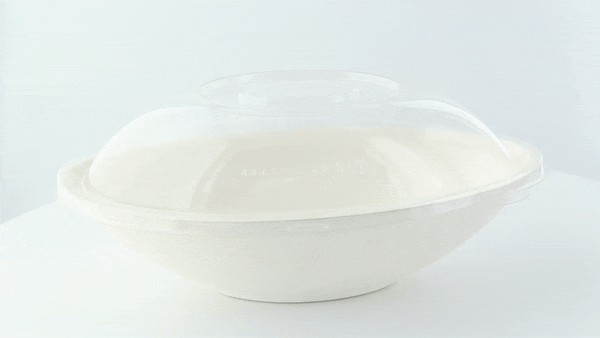 Couvercle BioNchic dôme transparent en plastique PET 223x137mm H43mm-250Pcs