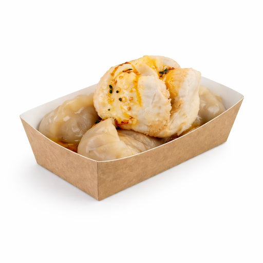 Barquette en carton kraft  140x65mm H42mm 460ml-600Pcs