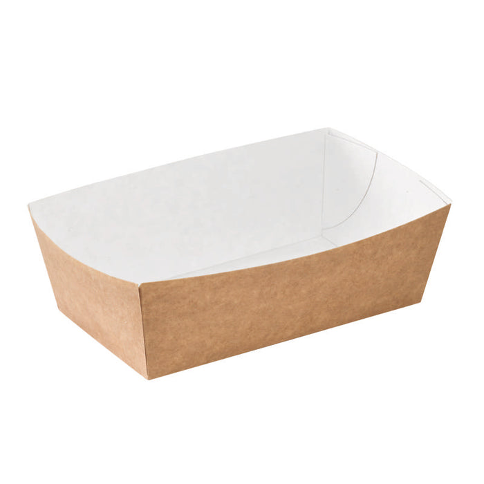 Barquette en carton kraft  145x80mm H52mm 750ml-600Pcs