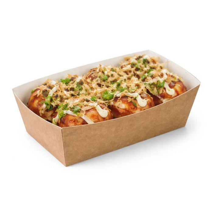 Barquette en carton kraft  145x80mm H52mm 750ml-600Pcs
