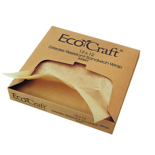 Papier brun ingraissable en Boite distributrice  376x406mm-3000Pcs