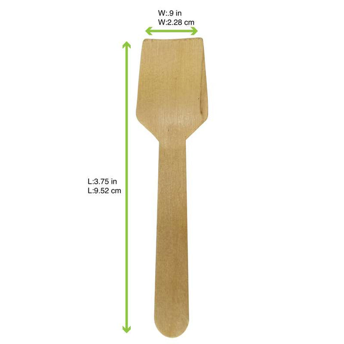 Cuillère à glace en bois de bouleau 95mm - 3000Pcs