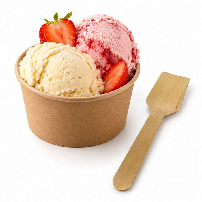 Cuillère à glace en bois de bouleau 95mm - 3000Pcs