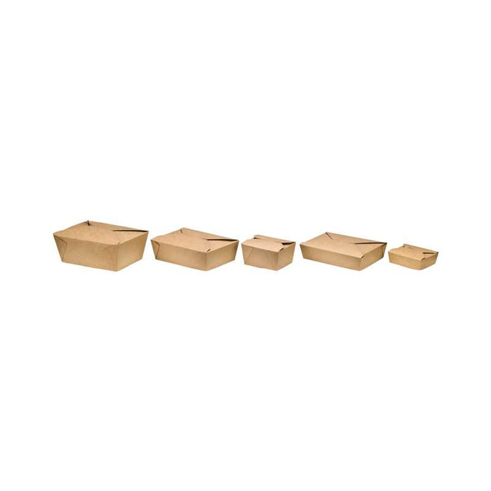 Mini boîte repas carton kraft 120x97mm H38mm 410ml-500Pcs