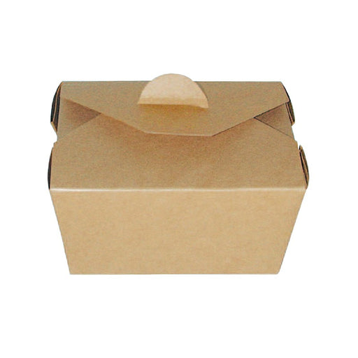 Boîte repas carton kraft laminé 130x107mm H67mm 750ml-450Pcs