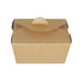 Boîte repas carton kraft laminé 130x107mm H67mm 750ml-450Pcs