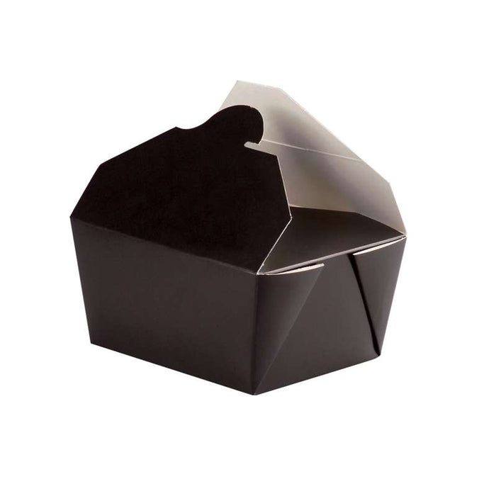 Boite repas carton noir  130x108mm H67mm 750ml-450Pcs
