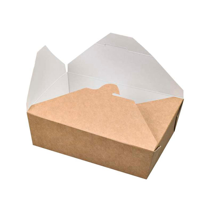 Boite repas carton kraft  215x160mm H48mm 1500ml-200Pcs
