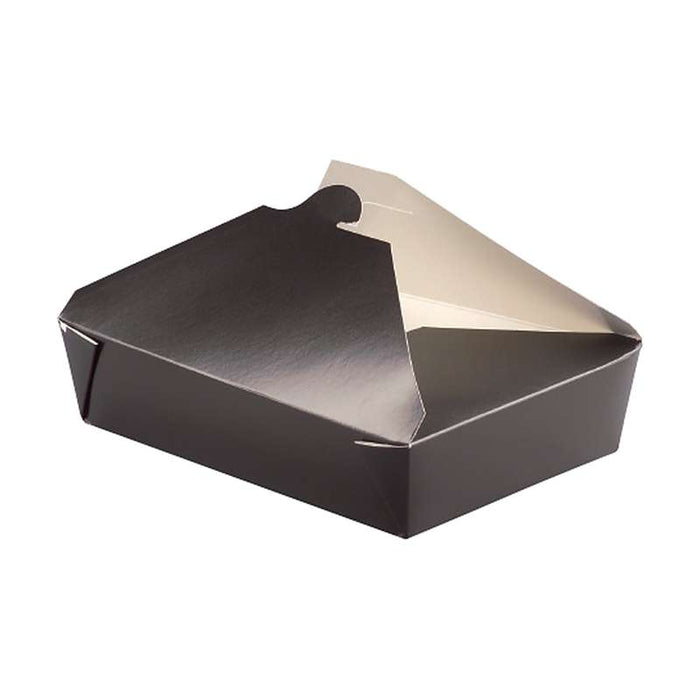 Boîte repas carton noir 217x160mm H50mm 1450ml-200Pcs