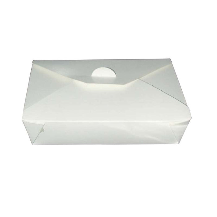 Boite repas carton blanc  217x160mm H50mm 1450ml-200Pcs