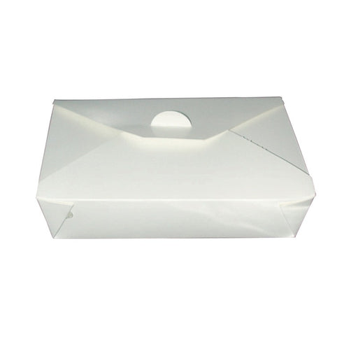 Boite repas carton blanc  217x160mm H50mm 1450ml-200Pcs