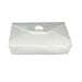 Boite repas carton blanc  217x160mm H50mm 1450ml-200Pcs
