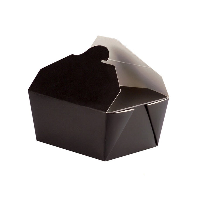Boîte repas carton noir 216x160mm H65mm 2000ml-200Pcs