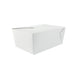 Boite repas carton blanc  217x160mm H67mm 2000ml-200Pcs