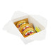 Boite repas carton blanc  226x167mm H92mm 3000ml-160Pcs
